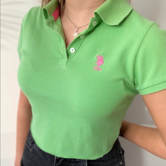 U.S POLO ASSN. cropped t-shirt. - Picture 2 of 2